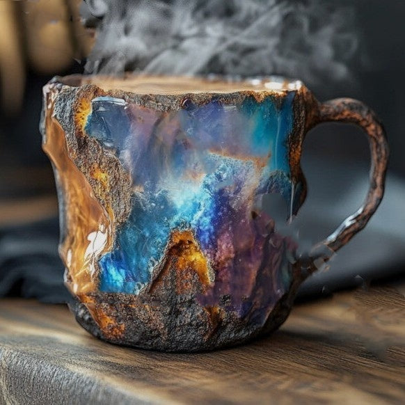400ml Resin Mineral Crystal Coffee Mugs With Handles Elegant Fake Mineral Crystal Cup For Workplace Home Decor Christmas Gift Kitchen Gadgets 400ml Resin Mineral Crystal Coffee Mugs With Handles Elegant Fake Mineral Crystal Cup For Workplace Home Decor Christmas Gift Kitchen Gadgets